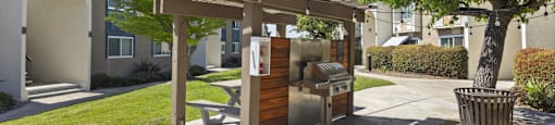 One of the Outdoor Grilling Stations at Veranda La Mesa in La Mesa, CA 91942