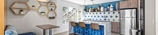 Community Kitchen in the Clubhouse at Veranda La Mesa in La Mesa, CA 91942
