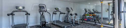 Fitness center at Sunset Winds in Henderson, NV 89014