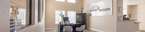 Leasing office at Sunset Winds in Henderson, NV 89014