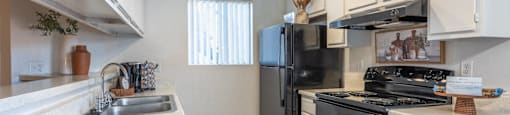 Bright kitchen space at Sunset Winds in Henderson, NV 89014