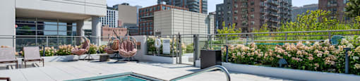 Resort Style Pool at The Elle Apartments in Chicago, IL 60605