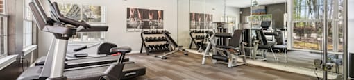 Modern Fitness Center at Gwinnett Pointe Apartments in Norcross, GA 30093