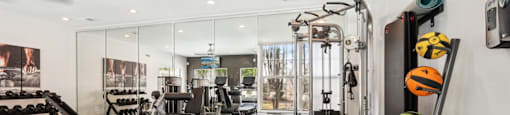 Modern Fitness Center at Gwinnett Pointe Apartments in Norcross, GA 30093