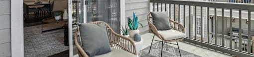 Home Balcony at Gwinnett Pointe Apartments in Norcross, GA 30093