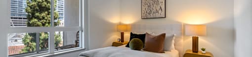Spacious Bedroom at G12 Apartments in Los Angeles, CA 90015