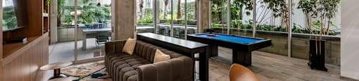 Game Room Space at G12 Apartments in Los Angeles, CA 90015
