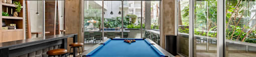 Game Room Space at G12 Apartments in Los Angeles, CA 90015