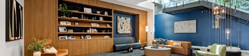 Lobby Lounge at G12 Apartments in Los Angeles, CA 90015