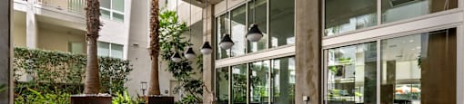 Outdoor Common Area at G12 Apartments in Los Angeles, CA 90015