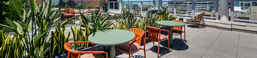 Sundeck Lounge at G12 Apartments in Los Angeles, CA 90015