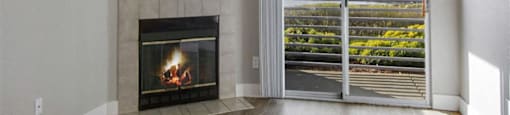 Cozy Fireplace and Balcony Overlooking the Bay at Bay Village, California