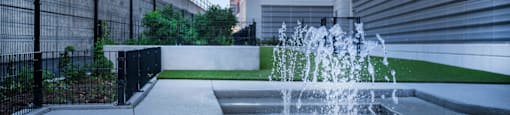 Fountain at The Elle Apartments, Illinois