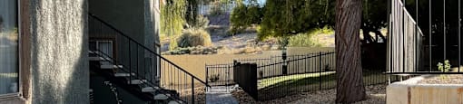 Mature landscaping at Sunset Winds in Henderson, NV
