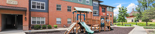 our apartments offer a playground for your little ones at Switchback on Platte Apartments, Littleton, Colorado
