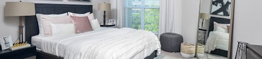Bedroom With Closet at The Citizen at Shirlington Village, Virginia