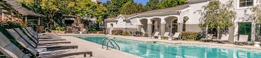 Pool And Sundecks at Deerfield Village, Alpharetta