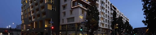 View of the building from ground at G12, Los Angeles, CA