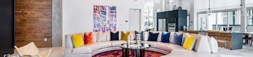 Living room with chandler at G12, Los Angeles, CA, 90015