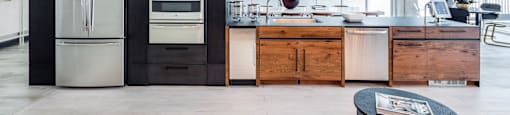 Living and kitchen at G12, California, 90015