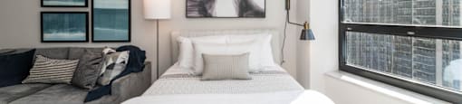 spacious studio floor plans | North Harbor Tower Apartments in Chicago, IL