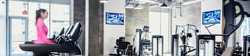 Olive DTLA Exercise Room Treadmill Bank  at Olive DTLA, California, 90015