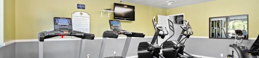 Cardio equipment at River Oaks in Oceanside, CA