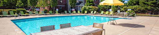 Pool and Sun Deck at Rosemont Square, Massachusetts, 02368
