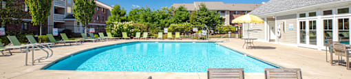 Poolside Chairs at Rosemont Square, Randolph, MA