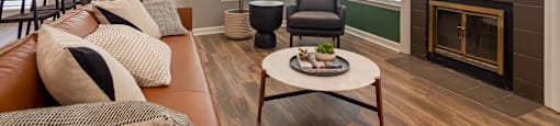Clubroom With Fireplace at The Annaline, Nashville
