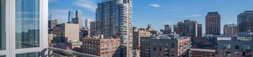 Balcony at The Elle Apartments, Chicago