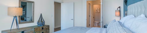 Gorgeous Bedroom at The Elle Apartments, Chicago