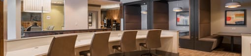Business Center at The Elle Apartments, Illinois