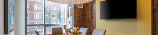 Dining Space at The Elle Apartments, Illinois