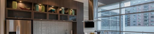 Catering Kitchen at The Elle Apartments, Chicago