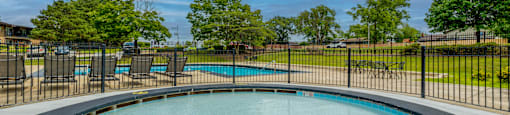 Sparkling Pool at Willow Hill Apartments