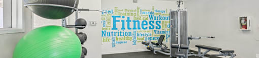 Fitness center at Sycamore Square Apartments, Mesa