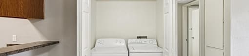 Laundry room at Sycamore Square Apartments, Arizona