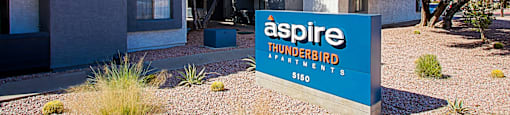 Elegant Sign Board at Aspire Thunderbird, Arizona
