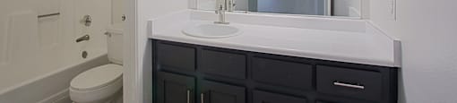 Bathroom With Adequate Storage at Aspire Thunderbird, Glendale, AZ, Arizona, 85304
