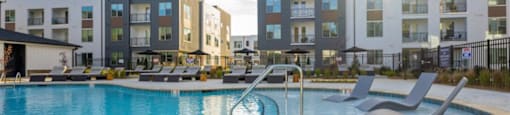 Elwood Indian Trail Apartments pool at Elwood Apartments, Indian Trail, NC, 28079