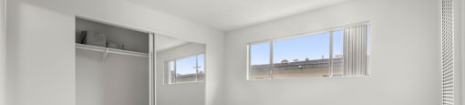 Carpeted Bedroom at Sunset Square Apartments, West Covina, California, 91790