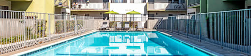 The Swimming Pool at Sunset Square Apartments, West Covina, CA, 91790