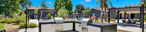 BBQ at Monterra Ridge Apartments, Canyon Country, California