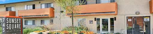 the building in which the sunset square apartments are located at Sunset Square Apartments, West Covina, California, 91790