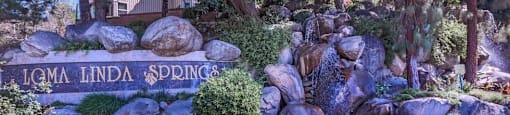 Exterior view of building with garden at Loma Linda Springs, Loma Linda, CA, 92354