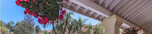 Pool view clubhouse at Loma Linda Springs, Loma Linda, California