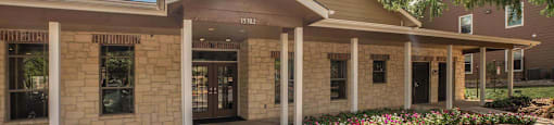 A building at The Villages at Lost Creek Apartments, San Antonio, Texas
