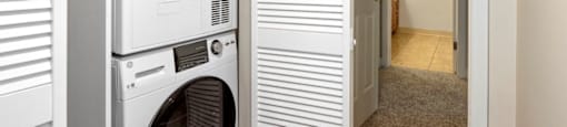 Washer and Dryer in Two Bedroom Apartment
