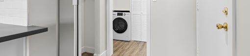 Studio Apartment Washer and Dryer
